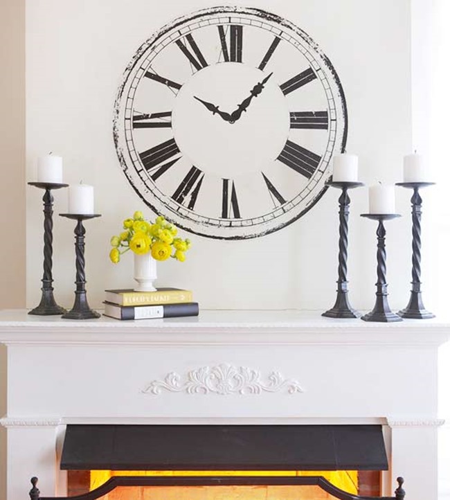 painted clock