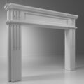 19th Century Victorian Mantle Rendering