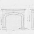 18th C. Arched Bolection